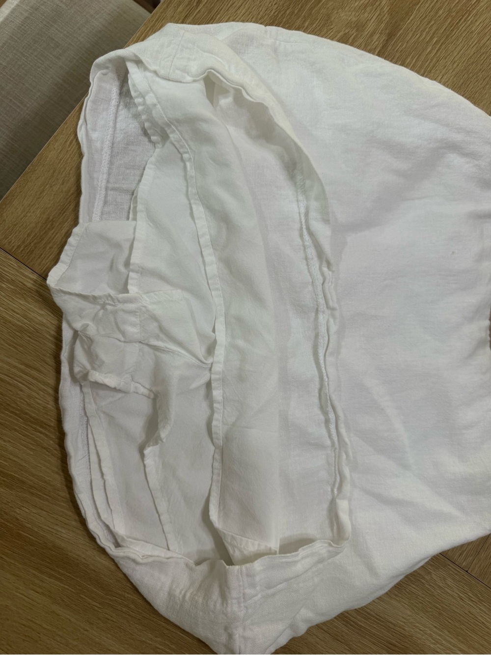 Abercrombie Scarlett curve love linen-blend mini skort - Picture 3 of 4